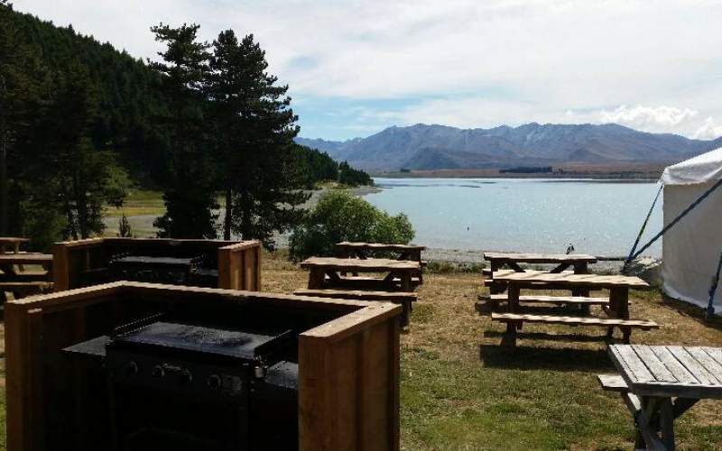 Lake Tekapo Holiday Park Full Service Camp New Zealand